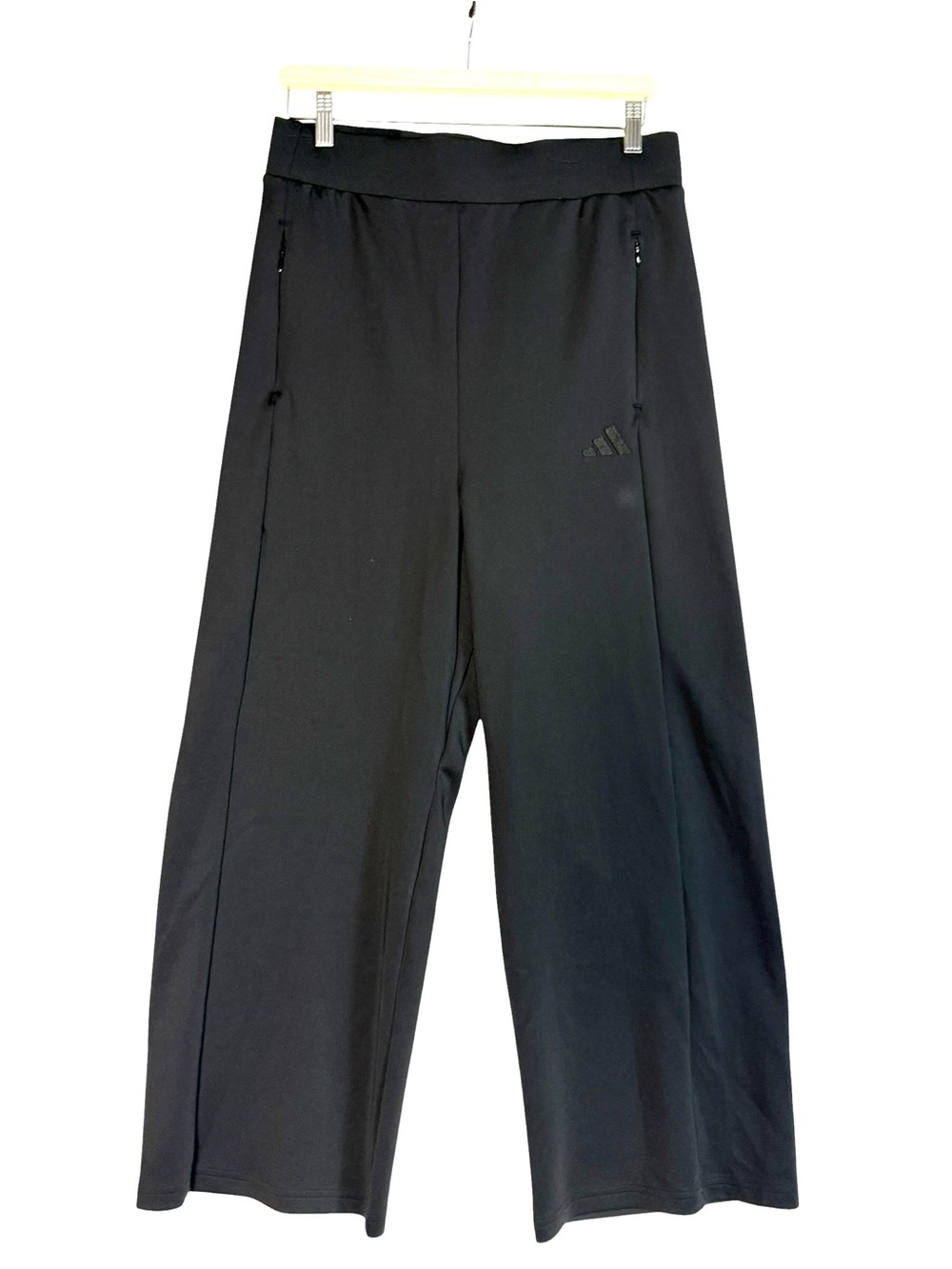 Adidas Active Womens Wide Leg Athletic Pant. Medium Black